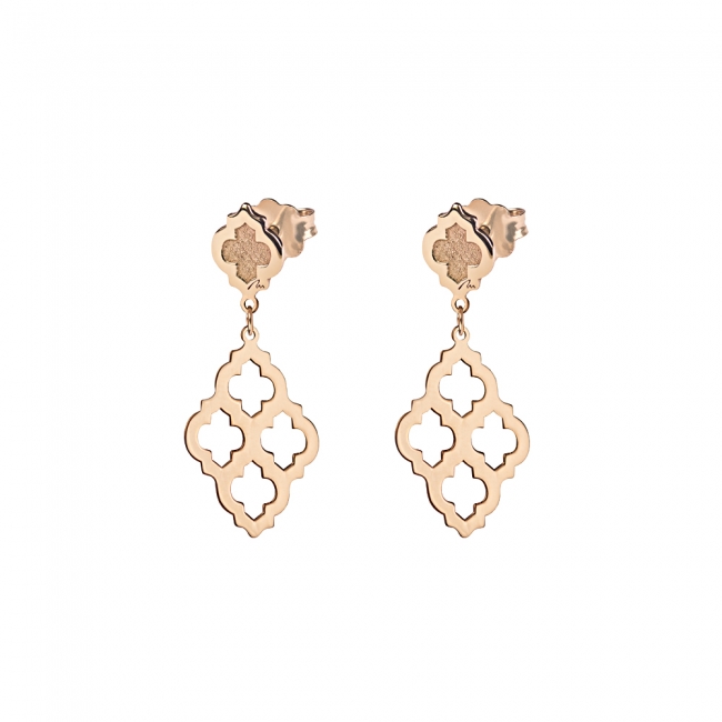 14 k rose gold Sahar earrings