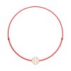 14 k rose gold Traditional Column on string bracelet