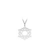 Pandantiv Chakra Coroanei Sahasrara, din aur alb 14 KT