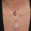 14 k rose gold Muladhara Root Chakra pendant