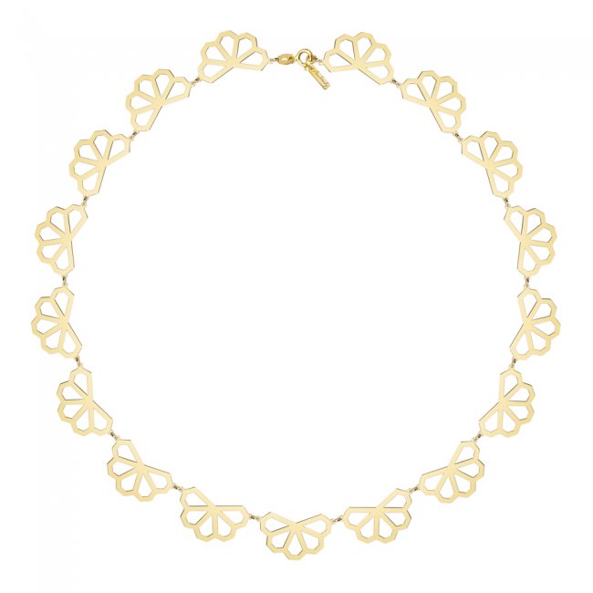 14 k yellow gold Monte Carlo necklace