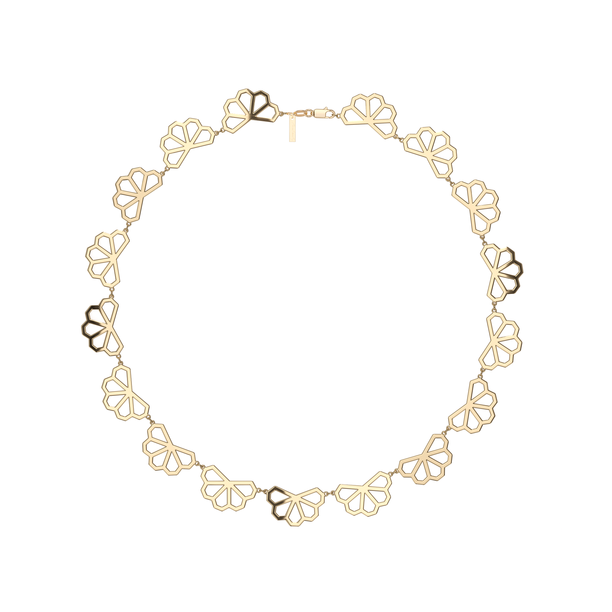 14 KT yellow gold Monte Carlo necklace