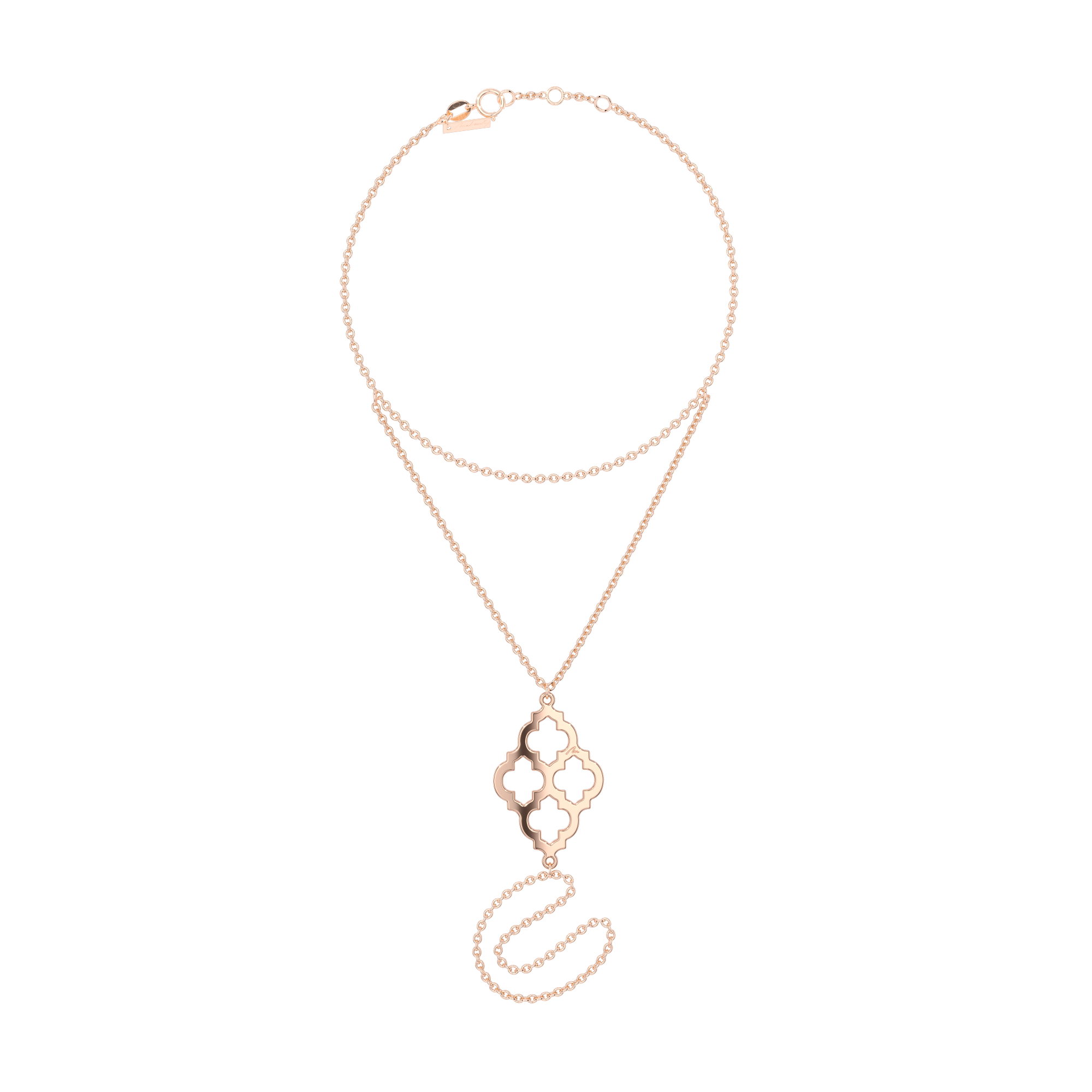 14 KT rose gold Karima bracelet