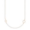 14 k rose gold 6 mm pearls Amina necklace