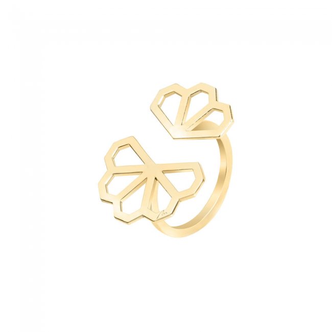 Yellow gold  Monte Carlo ring