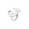 14 KT white gold Monte Carlo ring