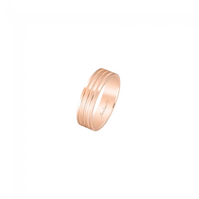 14 KT rose gold Dream wide wedding ring