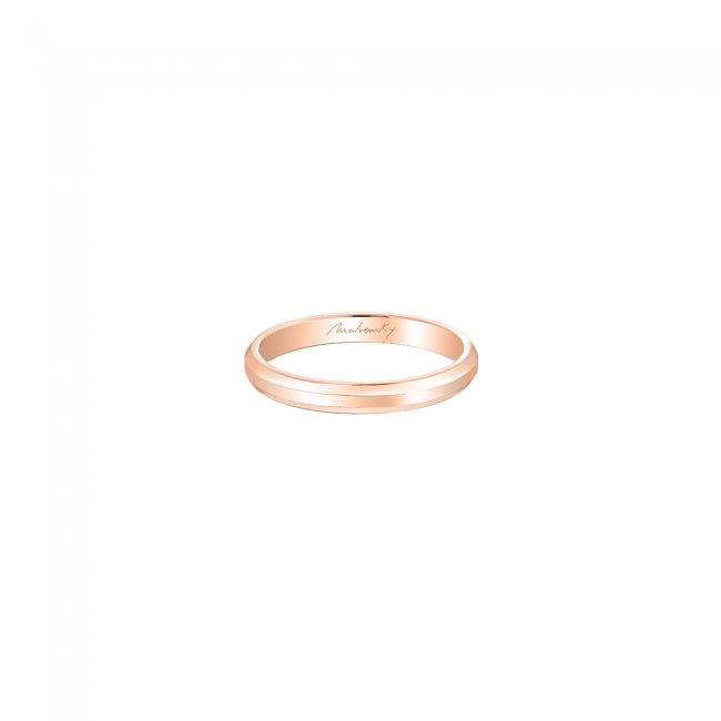 Destiny wedding ring rose gold