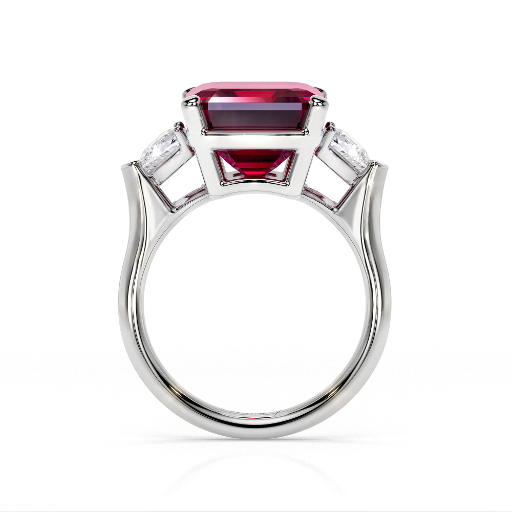 Ruby diamonds Trilogy ring