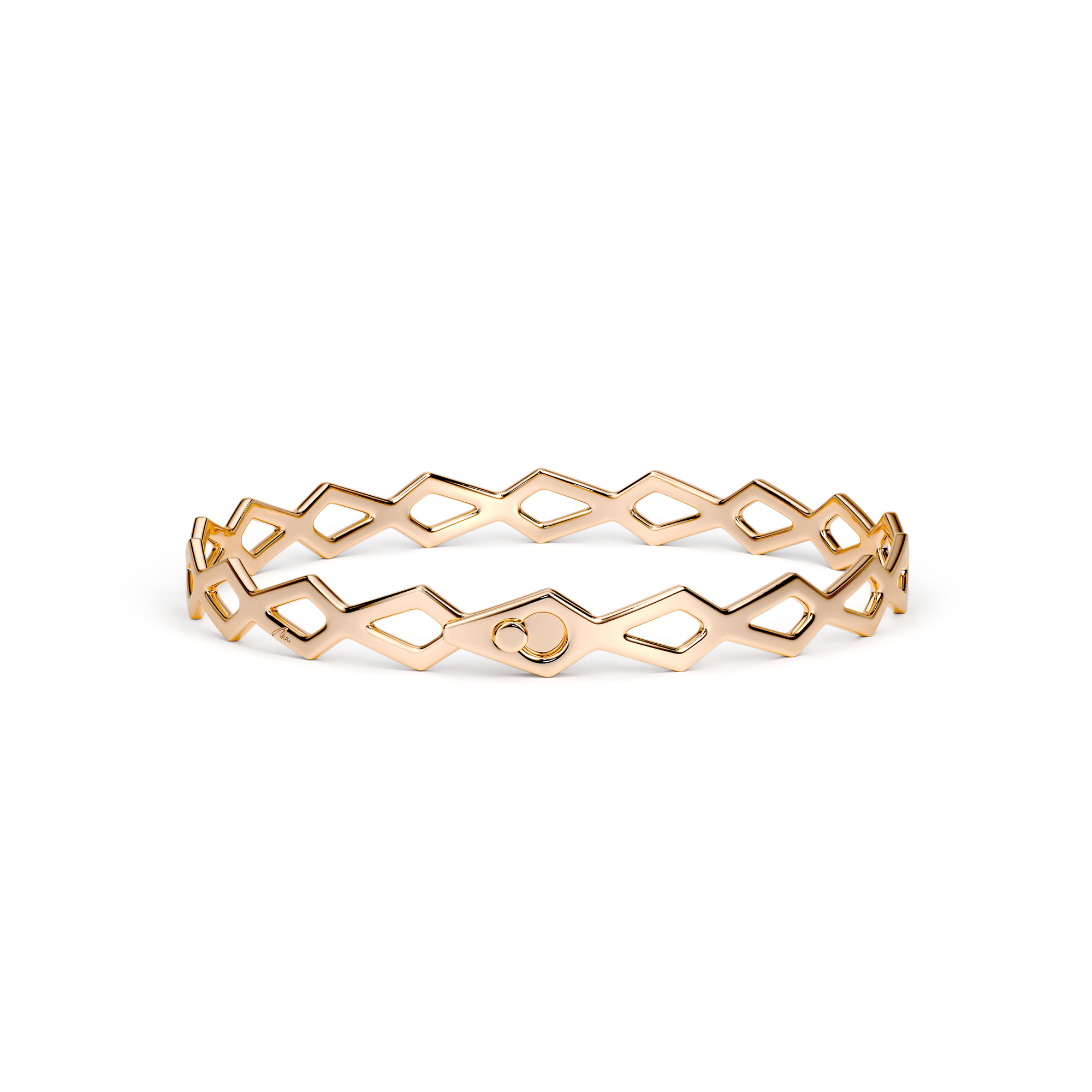 14 k rose gold Grace bracelet