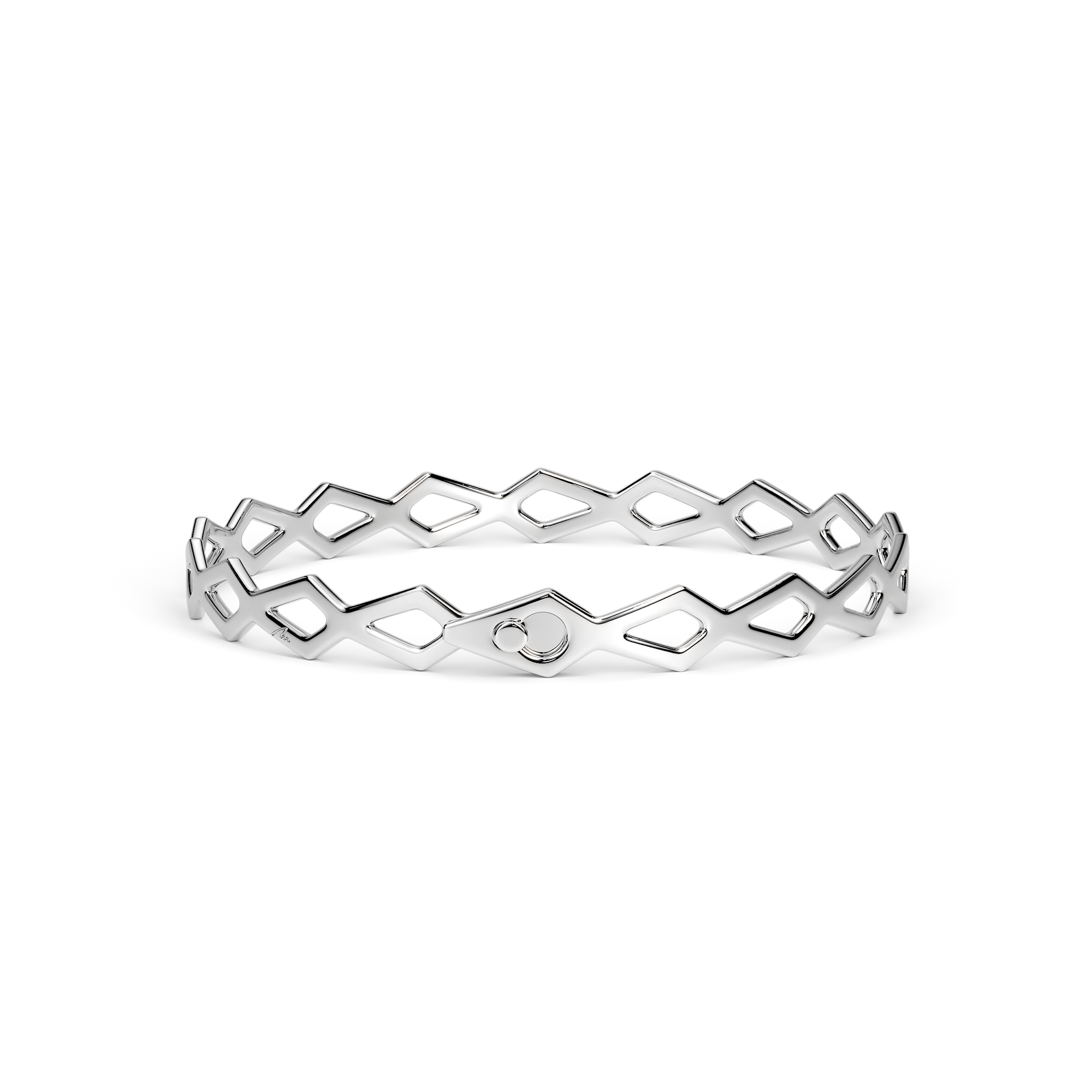 14 k white gold Grace bracelet