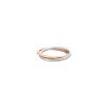 14 kt white gold and rose gold Embrace Ring