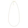 Colier 80 cm cu perle de 6 mm, din aur galben 14 KT