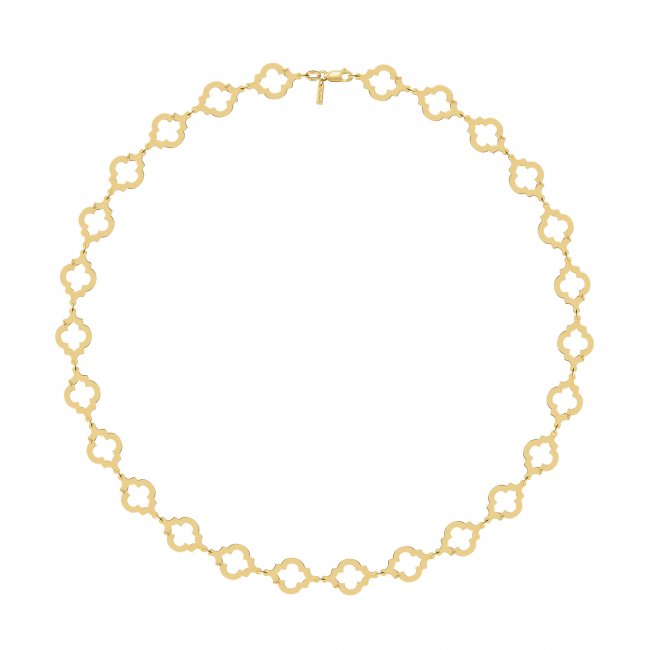 14 k yellow gold Alma necklace