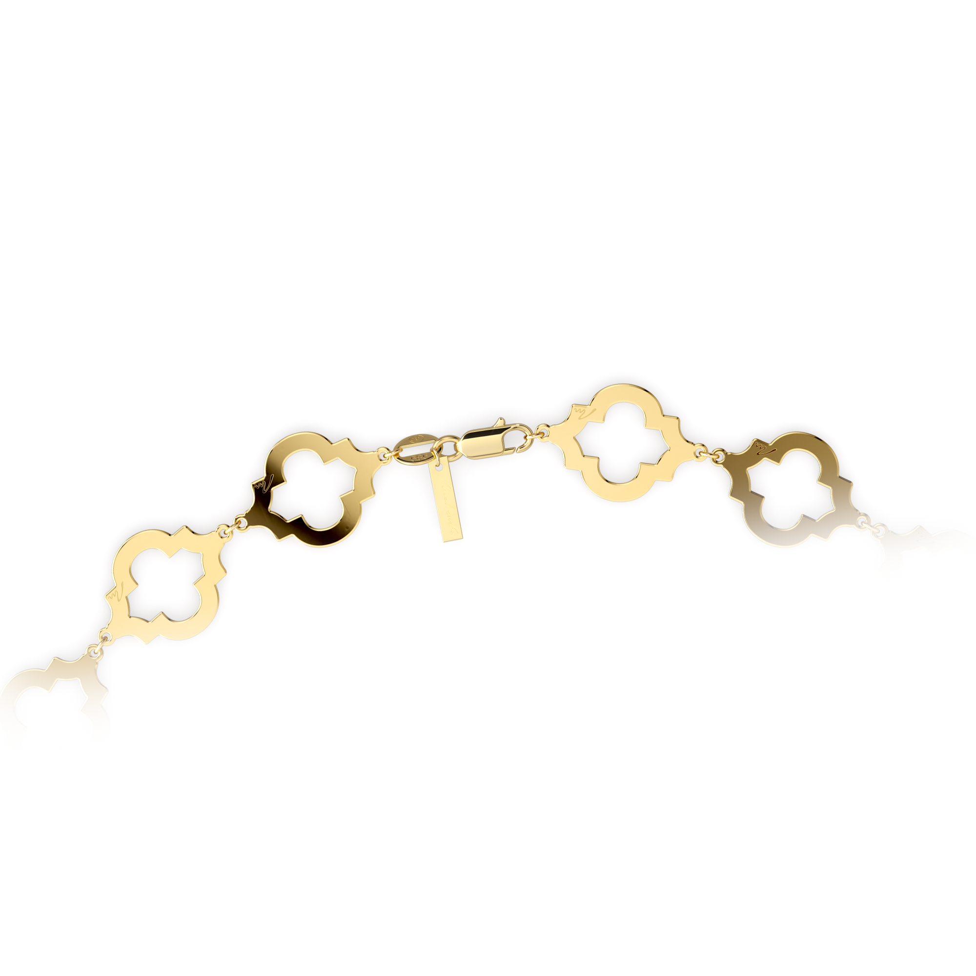 14 KT yellow gold Alma necklace