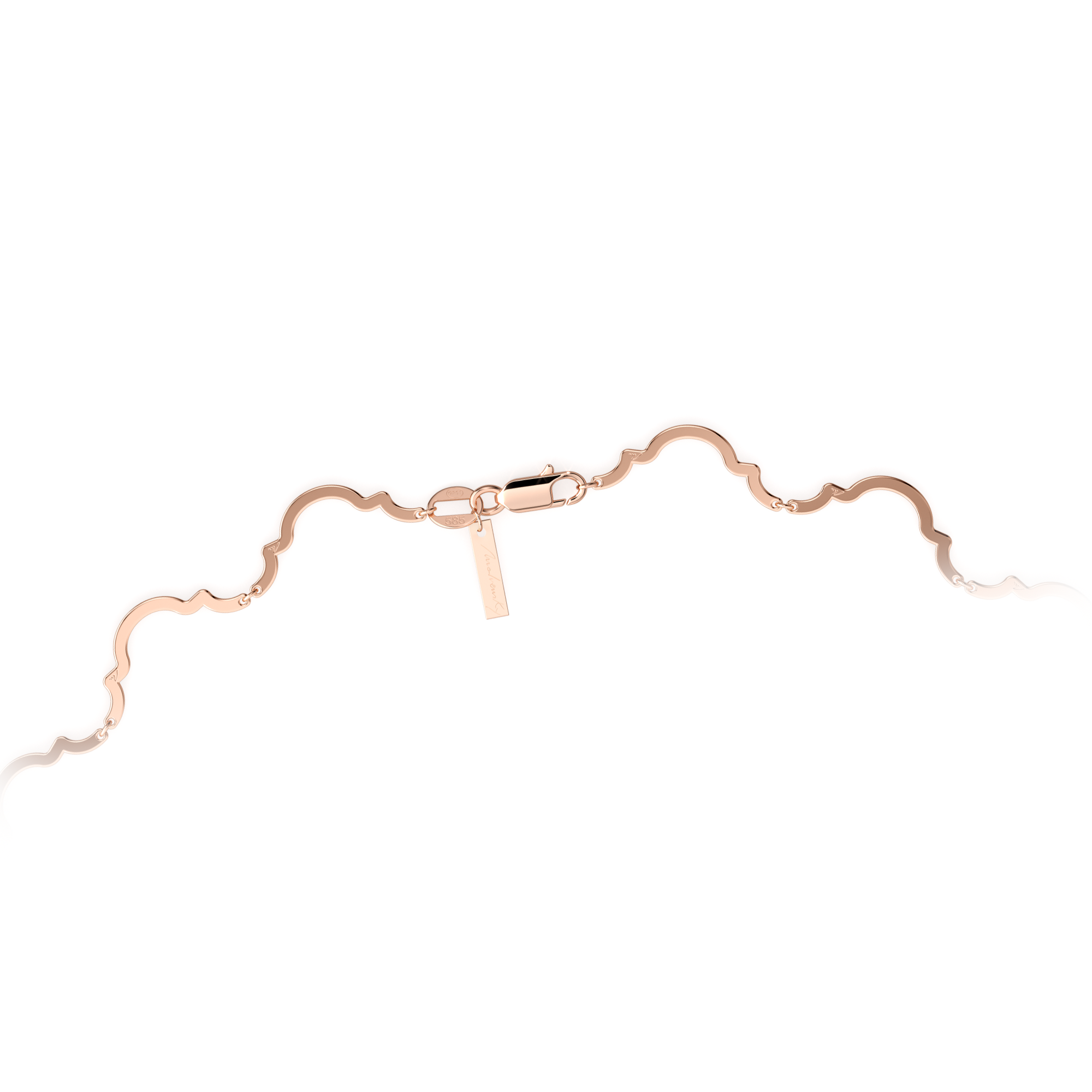14 KT rose gold Amira necklace