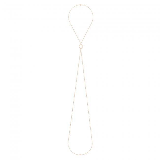 Body chain Melek, din aur roz 14 KT