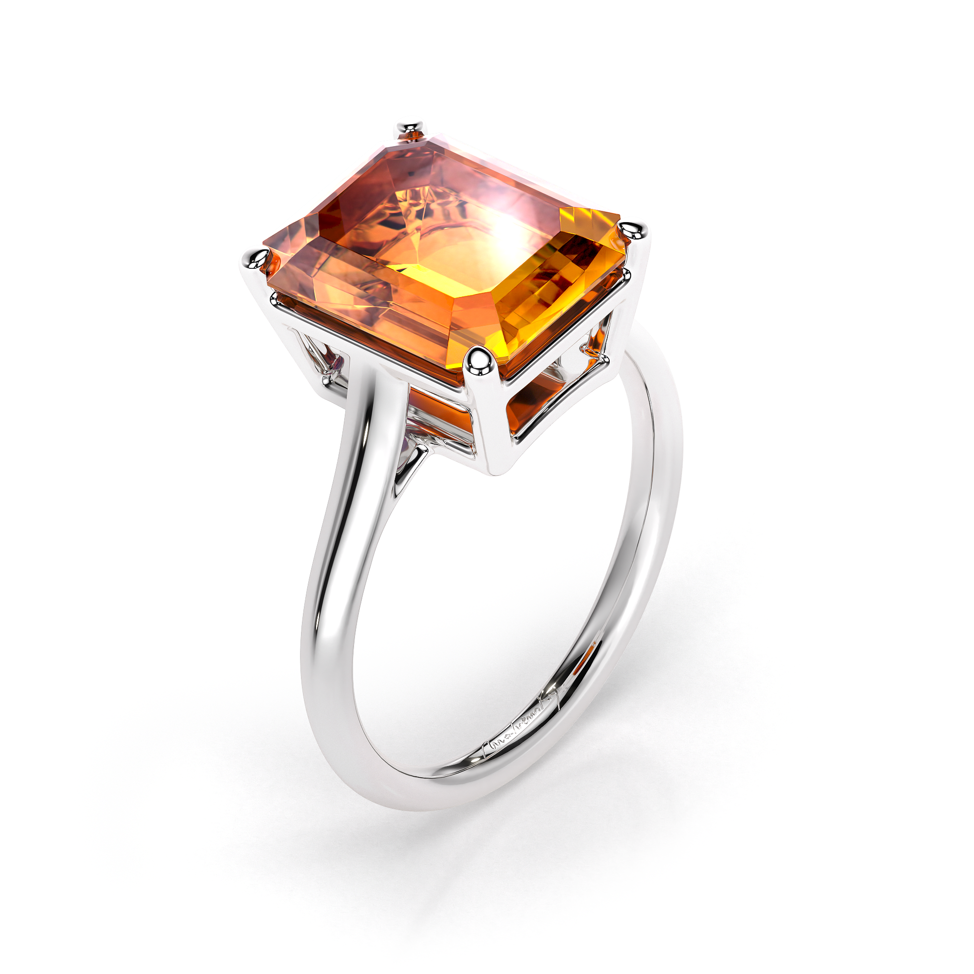 Inel La Grande Bellezza cu citrin 5.5 CT