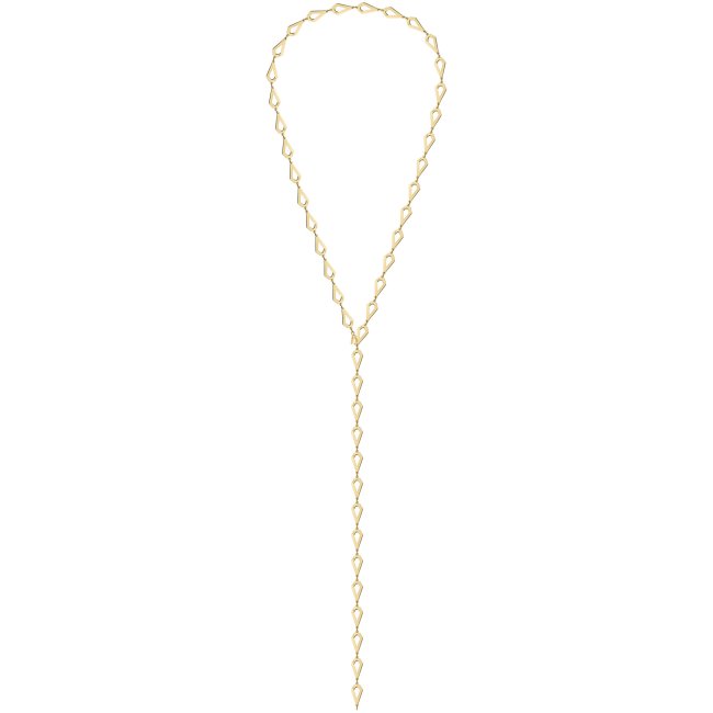 14 k yellow gold Grace necklace 85 cm