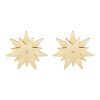 14 k yellow gold Luceafar M earrings