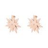 14 k rose gold Luceafar M earrings