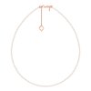 14 KT rose gold 4/5 mm pearls Selma necklace