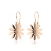 14 KT rose gold Margareta hoop earrings