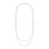 14 k rose gold 6mm pearls Amina twin necklace