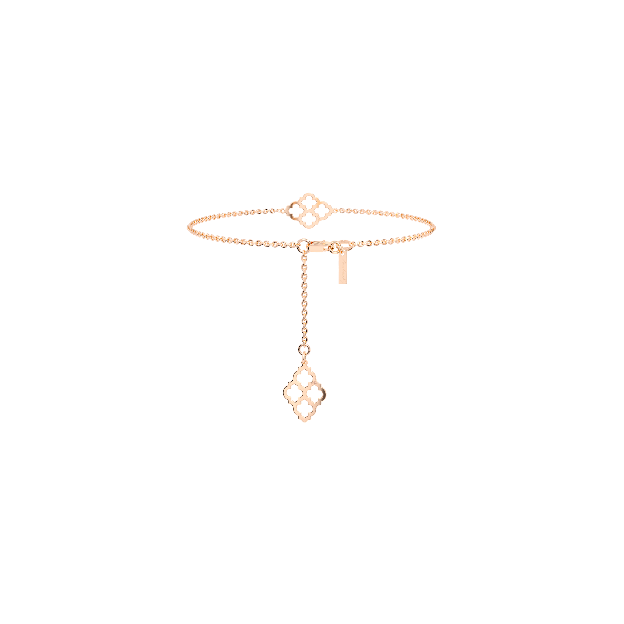 14 KT rose gold Amal bracelet