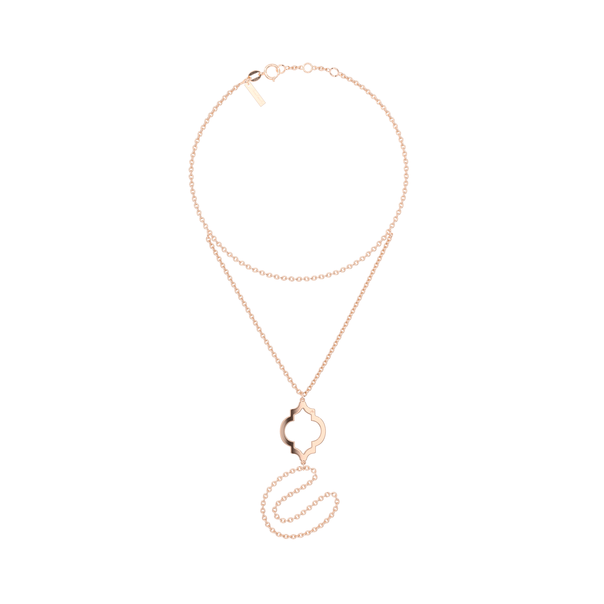 14 KT rose gold Amina bracelet