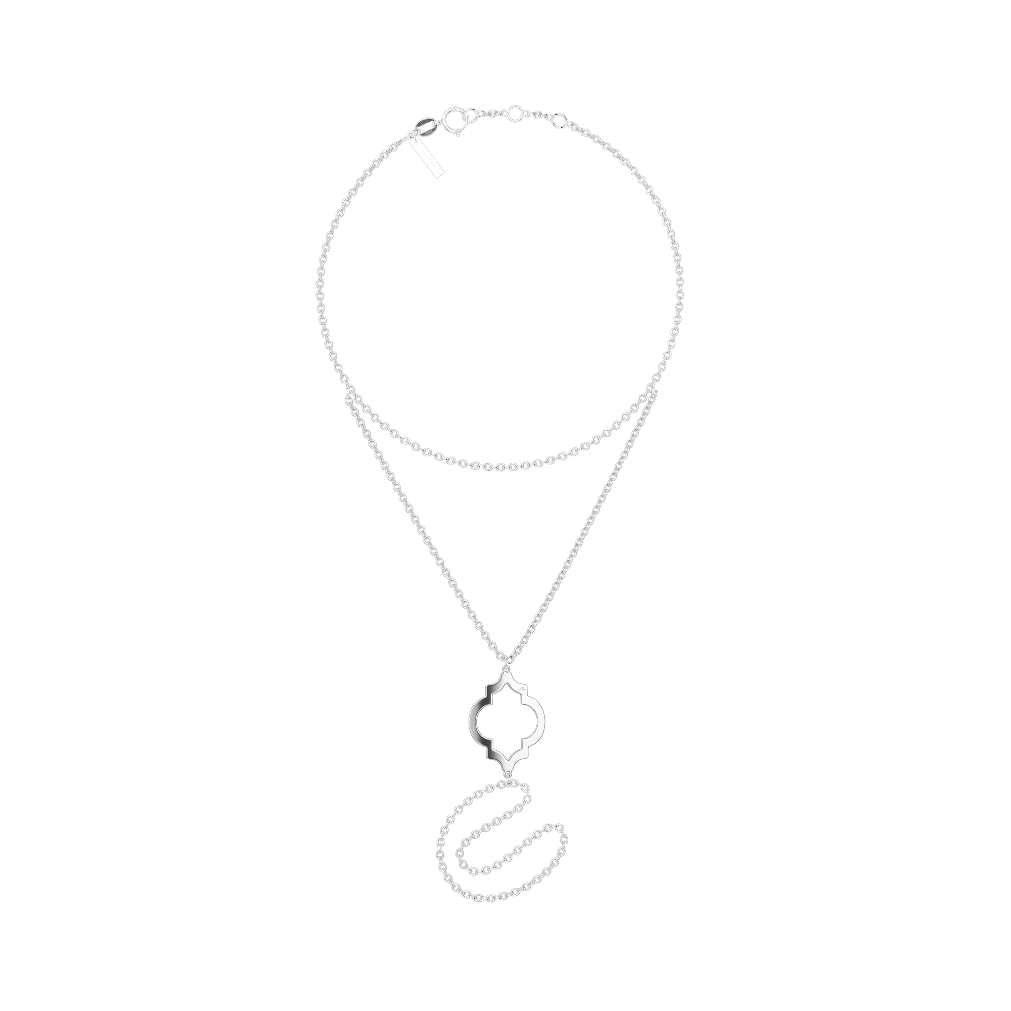 14 KT white gold Amina bracelet