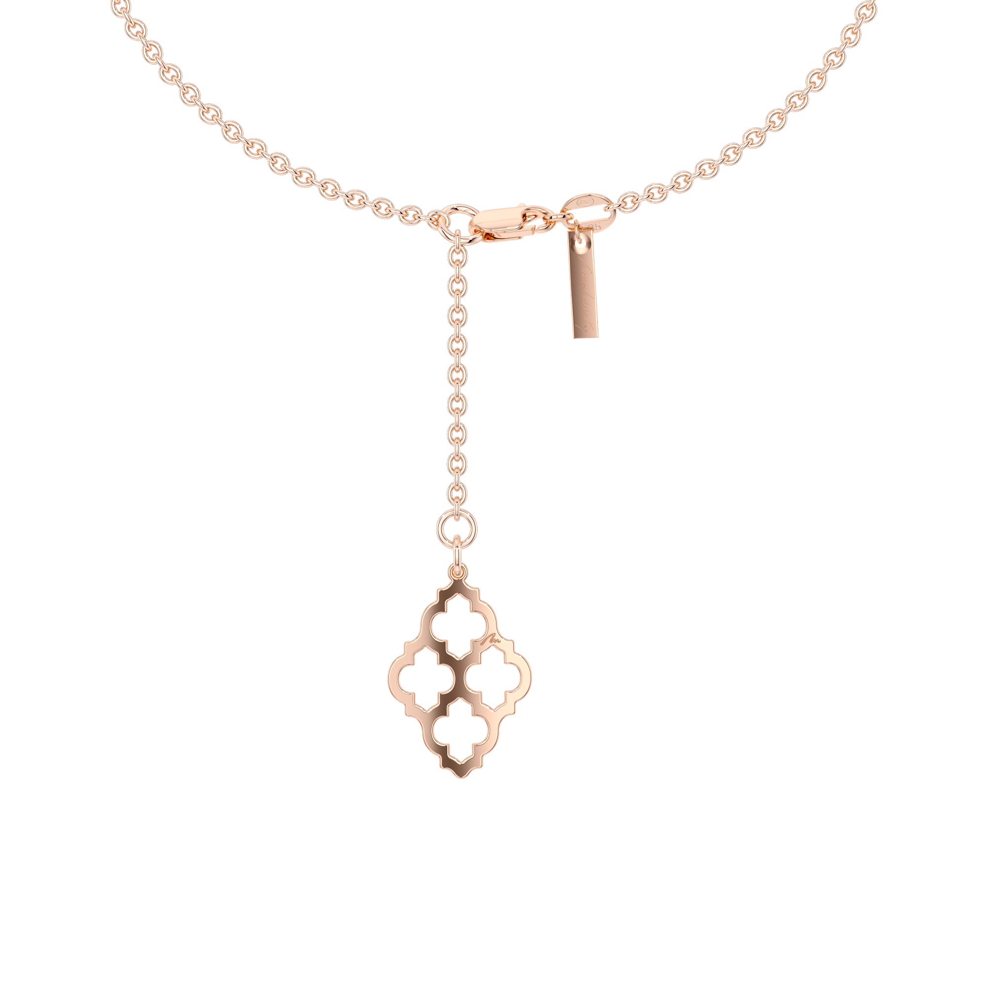 14 KT rose gold Amal ankle bracelet