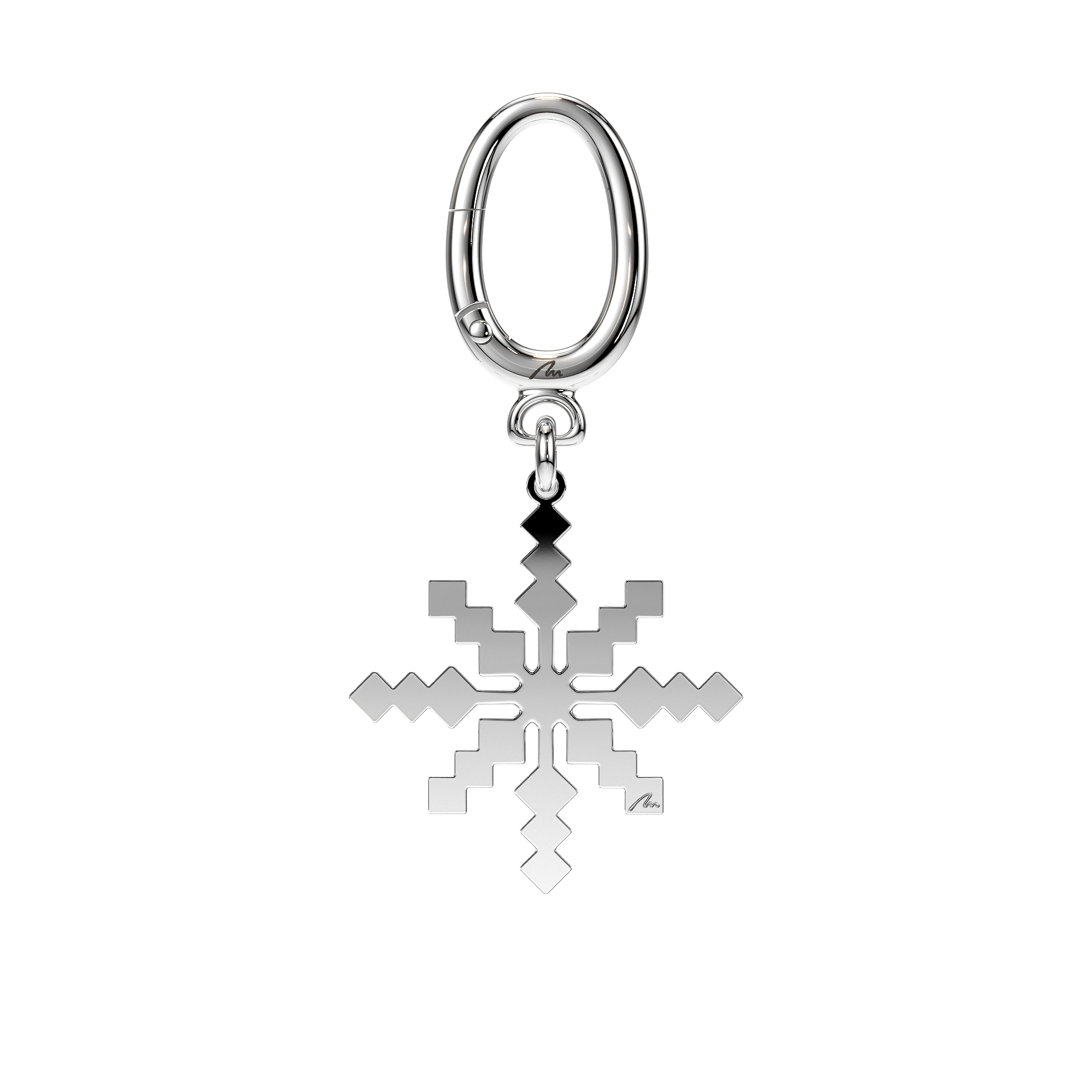 Breloc Raza de Lumina, din alama placata cu paladiu