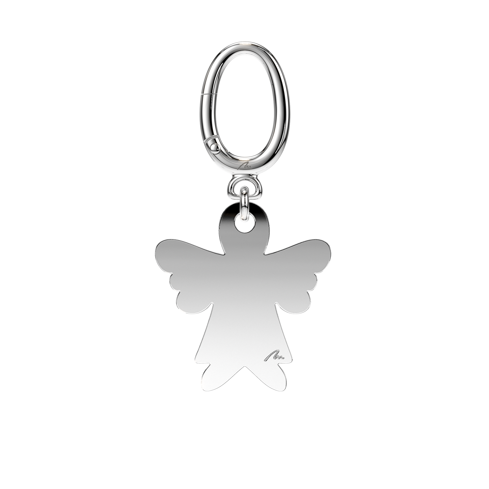 Breloc Inger, din alama placata cu paladiu