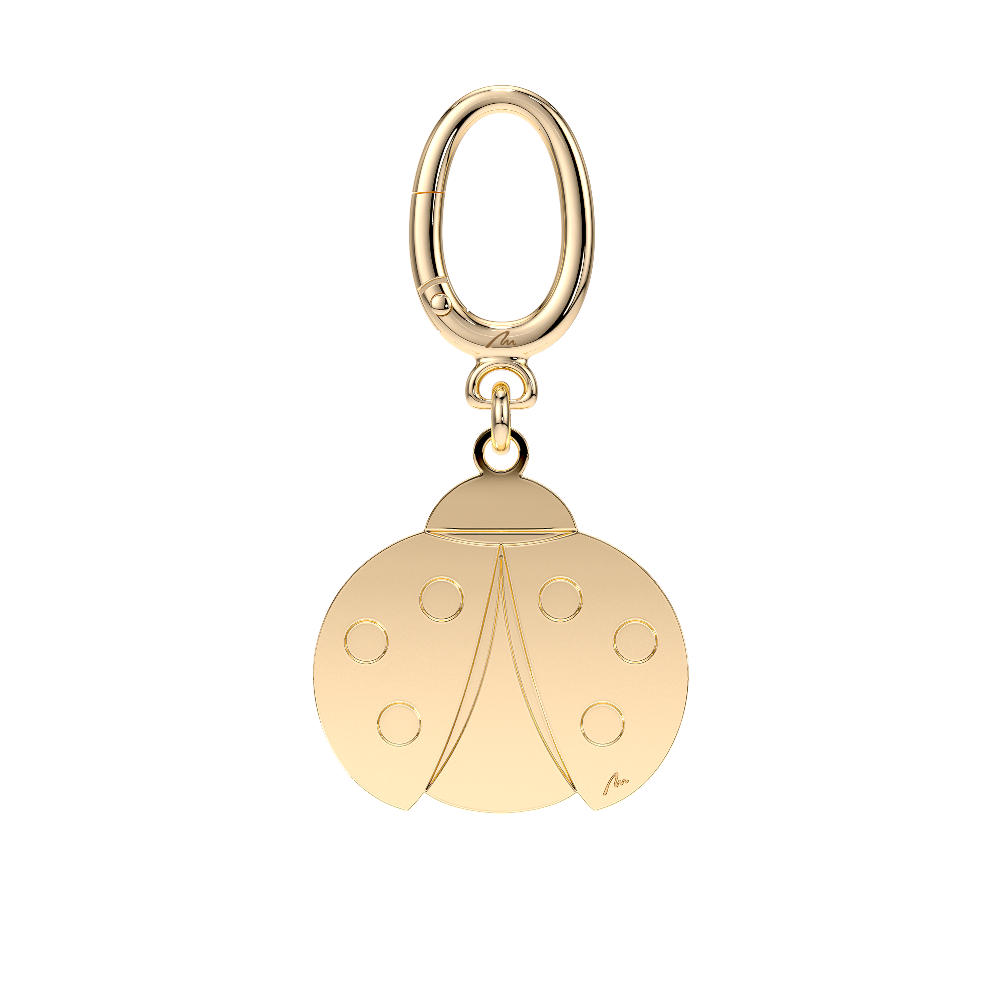 Breloc Gargarita, din alama placata cu aur galben