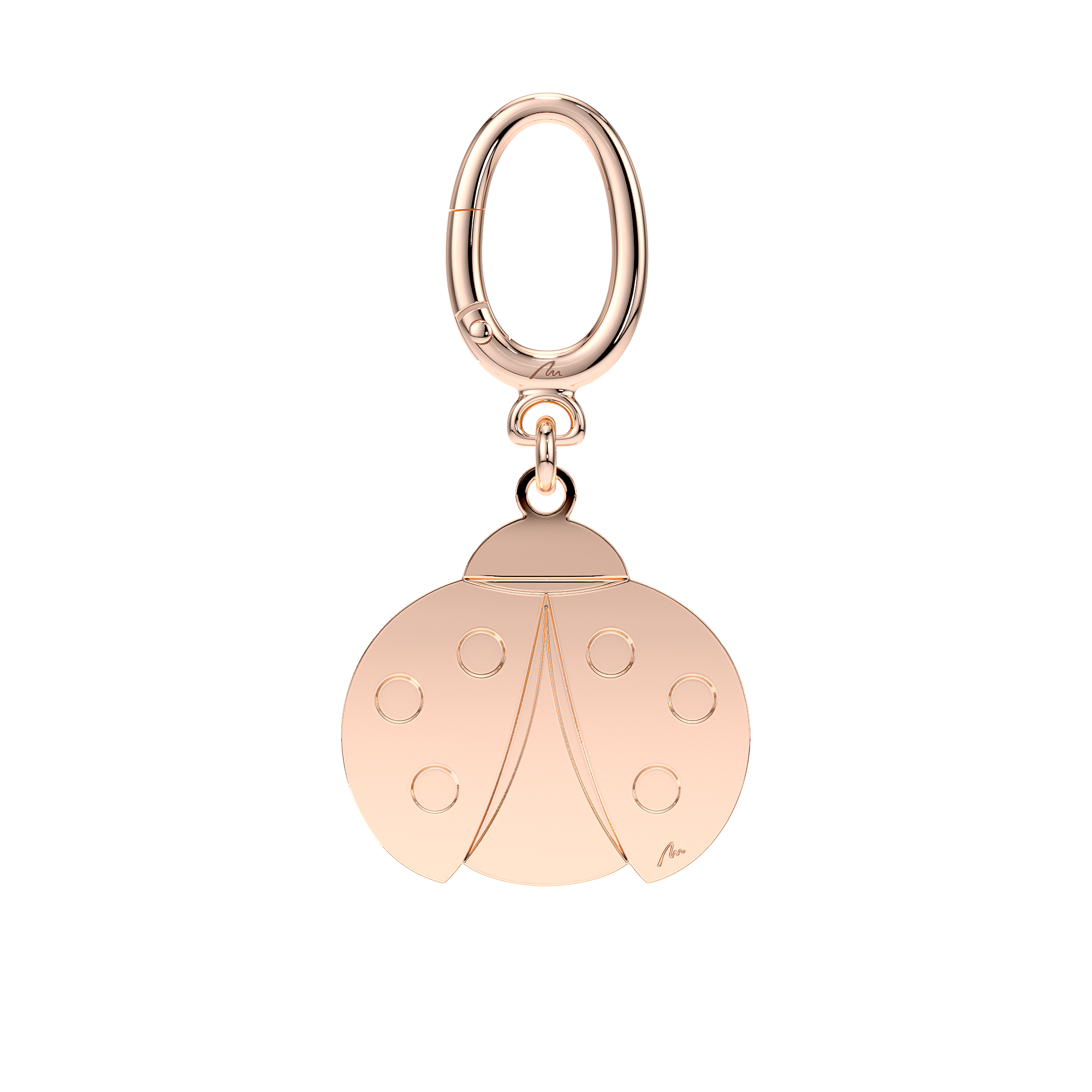 Breloc Gargarita, din alama placata cu aur roz