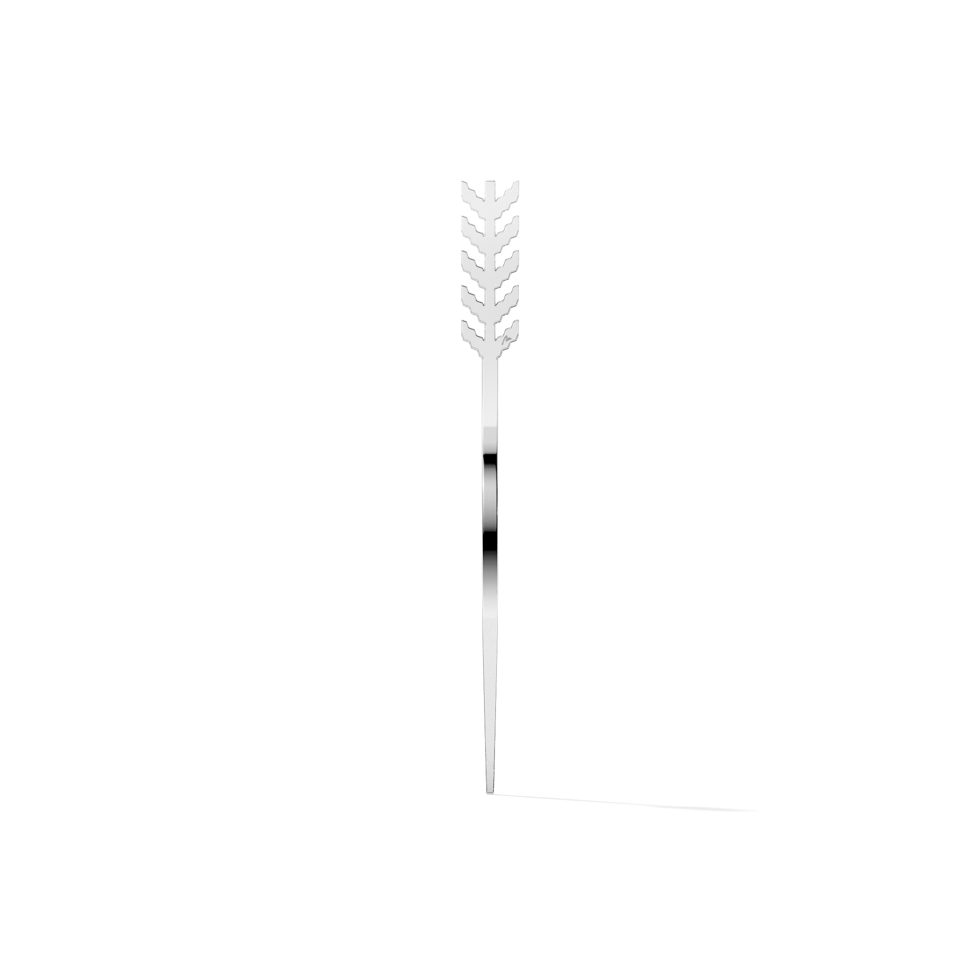 Semn de carte Spic Traditional, din alama placata cu paladiu