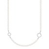 14 KT white gold 6 mm pearls Amina necklace