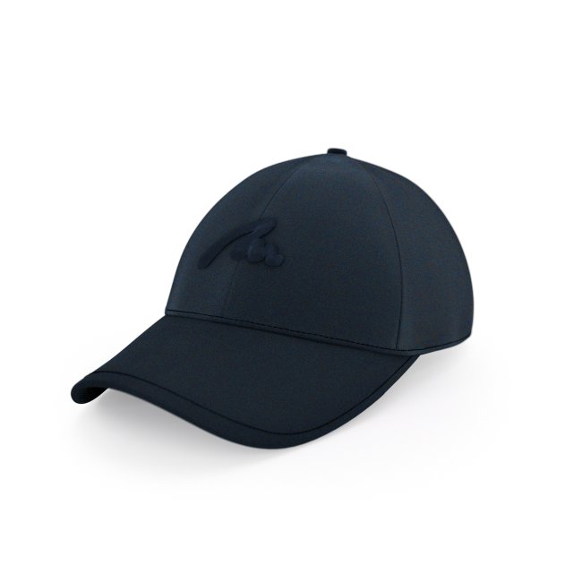 Navy blue Malvensky M cap, with navy blue logo
