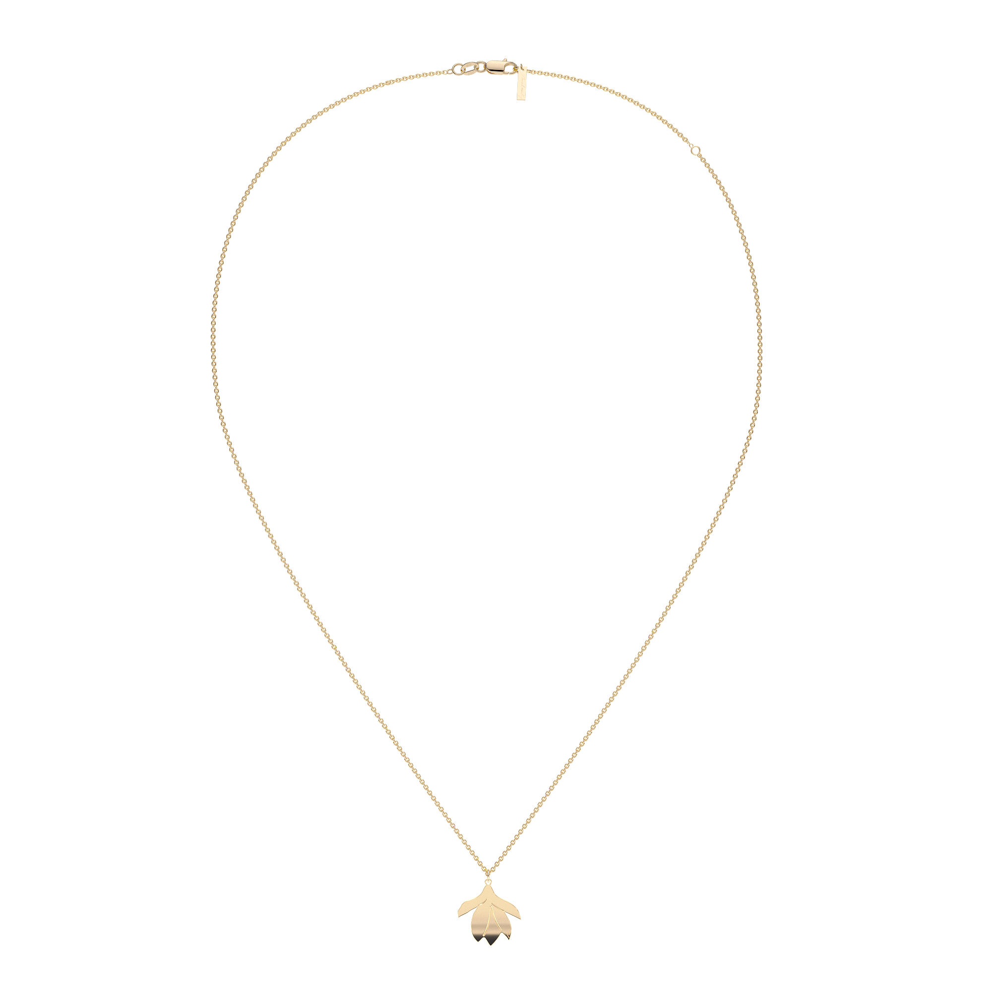 Pandantiv Magnolia, din aur galben 14 KT