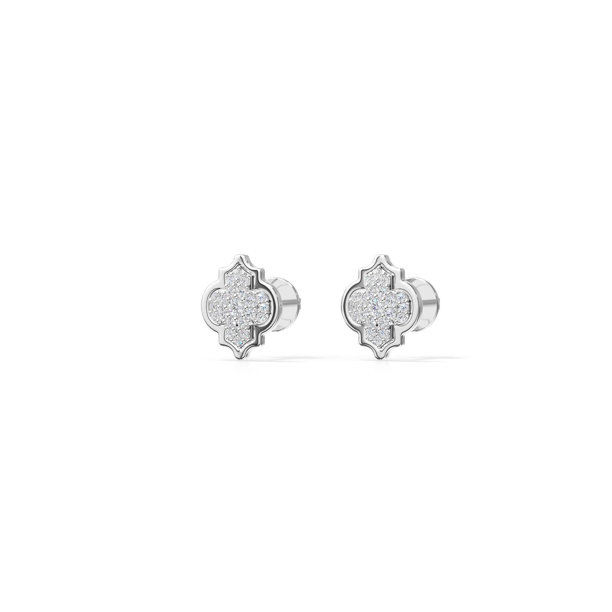 18 KT white gold Alaya S Diamonds 0.24 CT lab-grown diamonds earrings