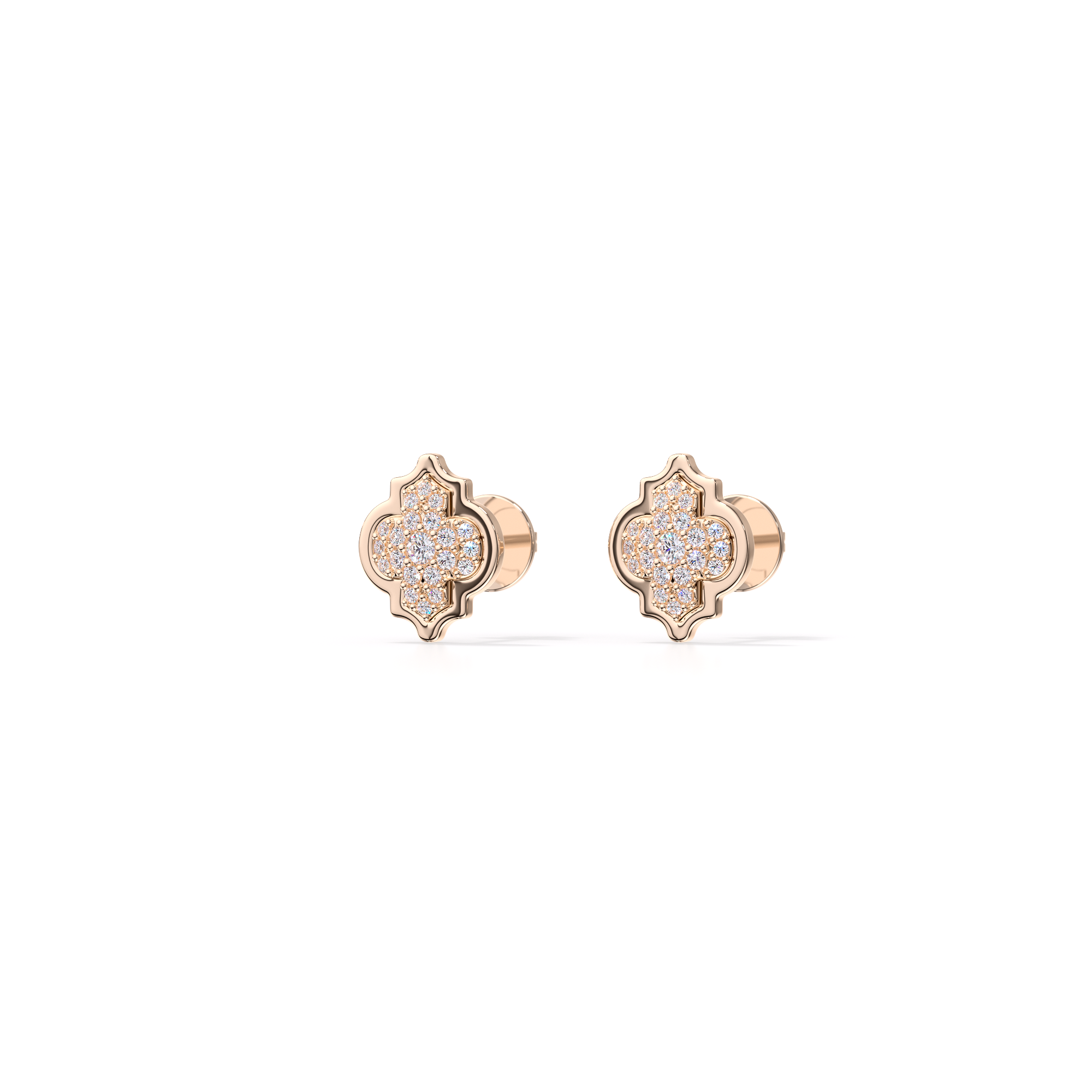 18 KT rose gold Alaya S Diamonds 0.24 CT lab-grown diamonds earrings