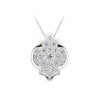 18 KT white gold Alaya M Diamonds 2.10 CT lab-grown diamonds necklace