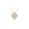 18 KT yellow gold Alaya S Diamonds necklace, with 0.38 CT lab-grown diamonds